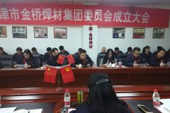 集团召开中共天津市金桥焊材集团委员会成立大会