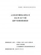 山东信发华源铝业有限公司2016-2017年温室气体排放核查报告